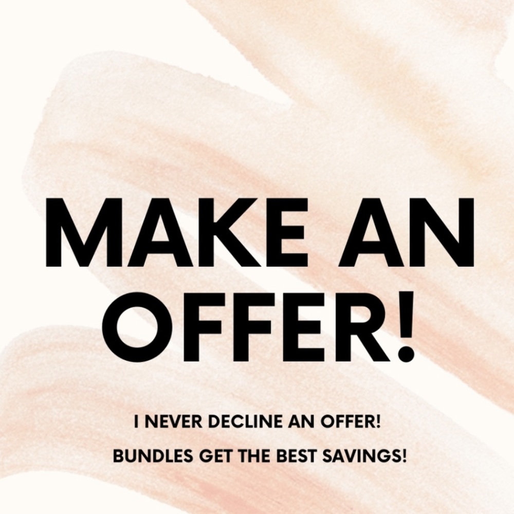 Always open to offers :)))